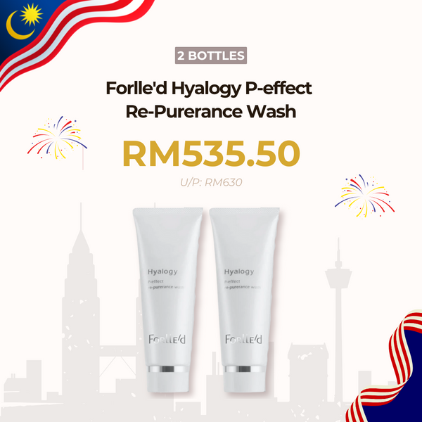 [PROMO] Forlle'd - Hyalogy P-effect Re-purerance Wash (2 bottles)